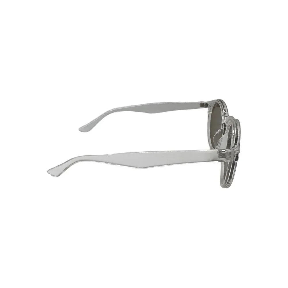 Cat Eye clear plastic blue/grey lenses sunglasses dr576 20d